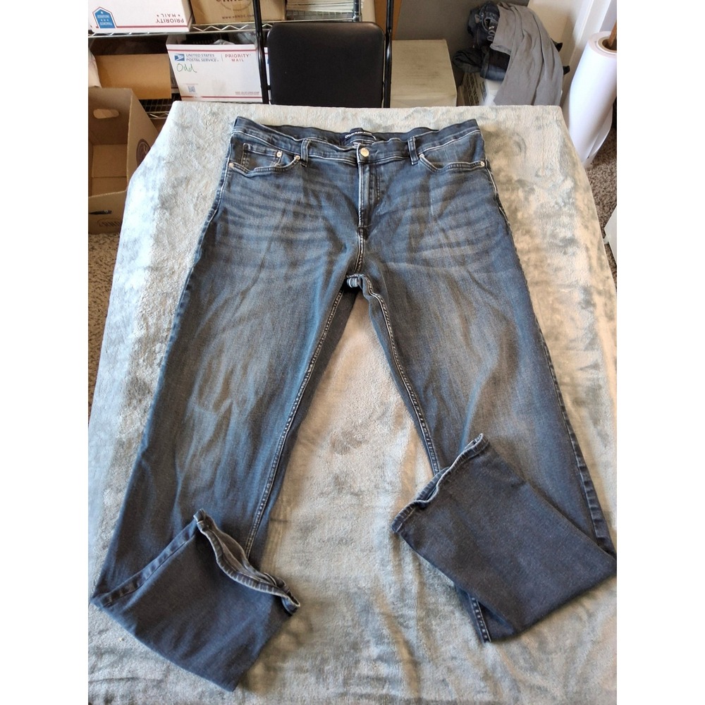 Calvin‎ Klein Jeans Mens 38x30 Blue Denim Straight Leg Dark Wash Pants